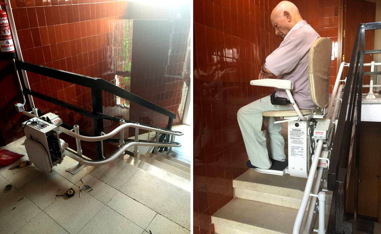 sillas salvaescaleras